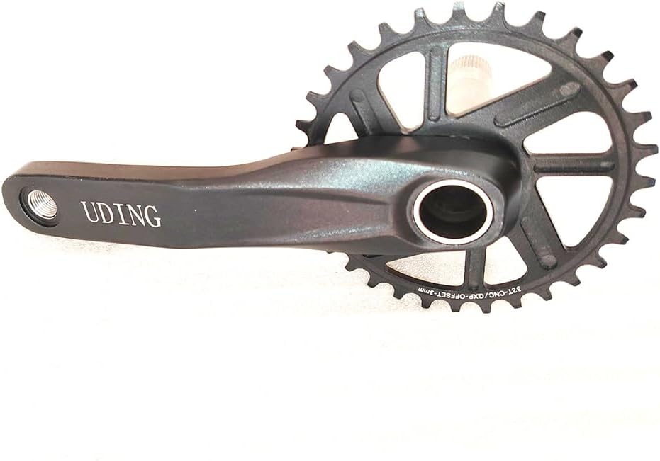 UDING CX Square Hole Bicycle Crankset 104BCD Aluminum Alloy IXF Square Hole Mountain Bike Crankset 170mm 32T/34T/36T/38T/40T/42