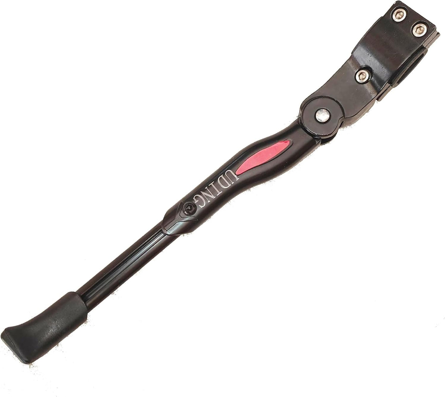 UDING Black Bicycle Kickstand, Bike Side Support Kick Stand for 22 24 26 Inch Mountain Bike and 700 Road Bike