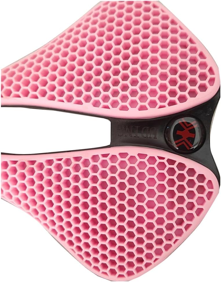UDING Bicycle 3D Printed Saddle Titanium Rails Ti Power Patented Carbon Cycling Seat MTB Road Bike Seat Cozy Honeycomb Cushion