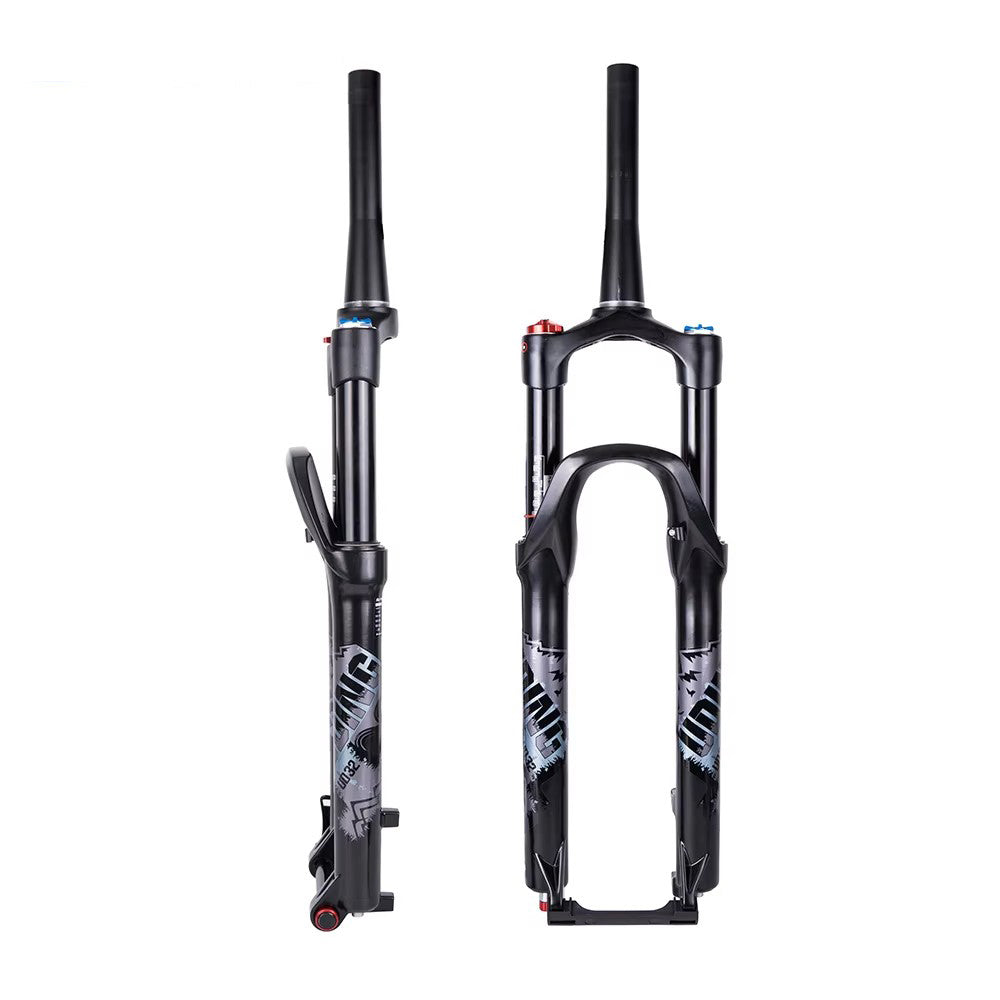 UDING Mountain Bike Fork, 29 inch MTB Suspension Air Fork ,Rebound Adjust,Travel 120mm,QR 9mm,1-1/8 Straight Tube, Ultralight Mountain Bike Front Fork for XC/AM Bike