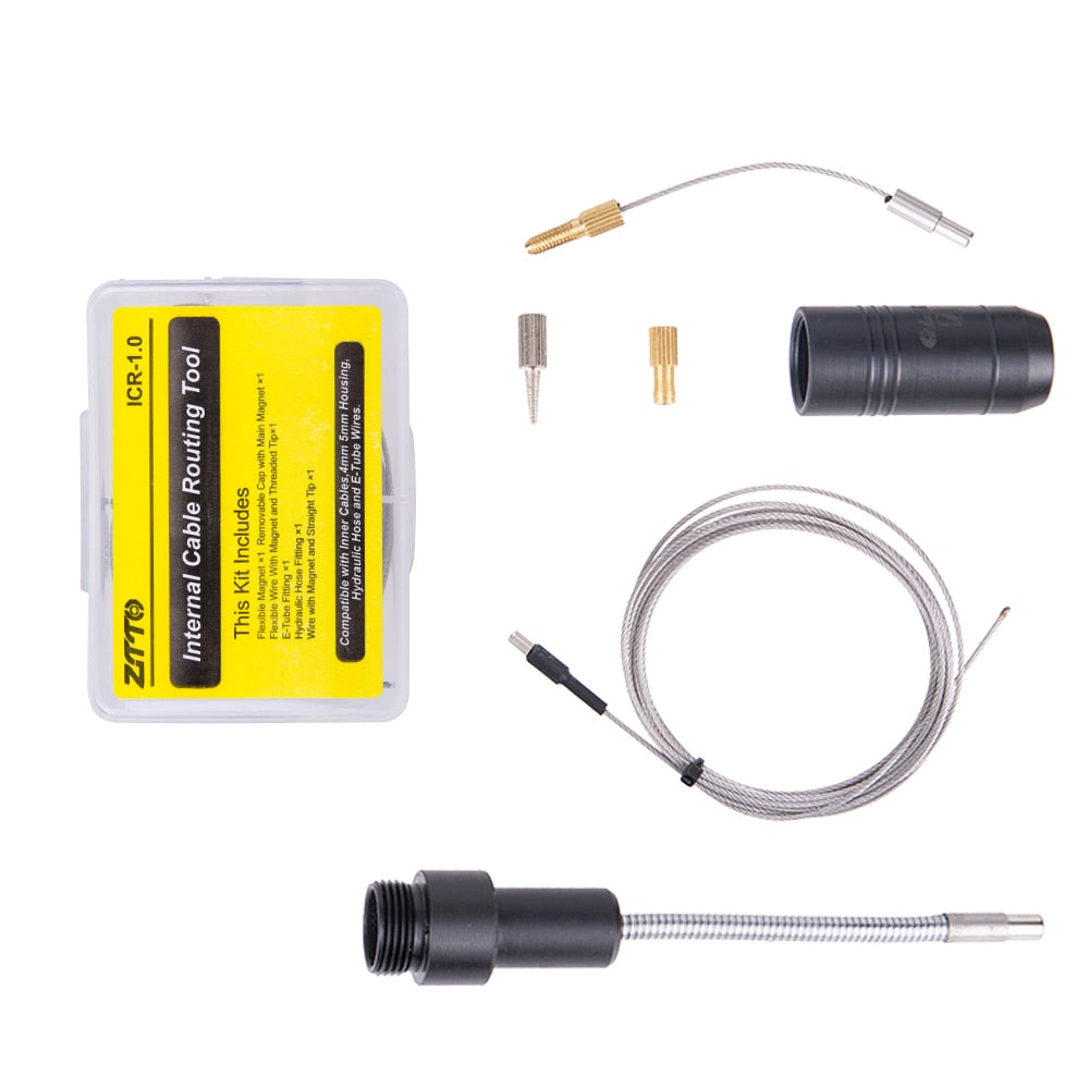 ZTTO Internal Cable Routing Tool For Bicycle Frame Shift Hydraulic Hose Wire Shifter Inner Cable DI E-Tube 2 Magnet
