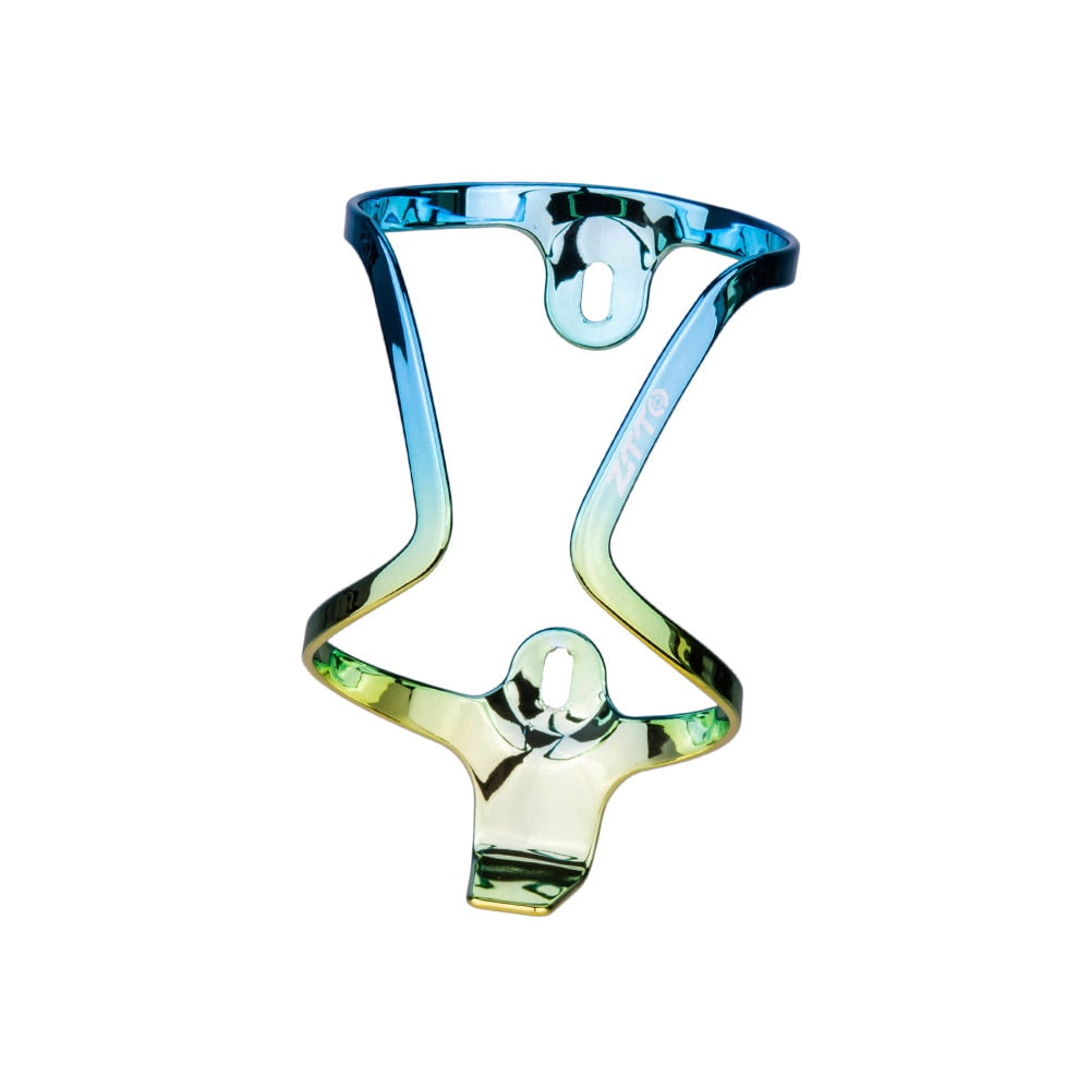 ZTTO Color gradient Bicycle Aluminum Bottle Cage MTB road Gravel bike water bottle holder plating colorful Metal lightweight