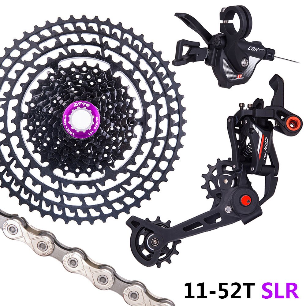 ZTTO MTB 11 Speed HG 11-52T Bicycle Group Set Cassette Chain CRX PRO Shifter Cluth Rear Derailleur Mountain Bike Sprocket Kit