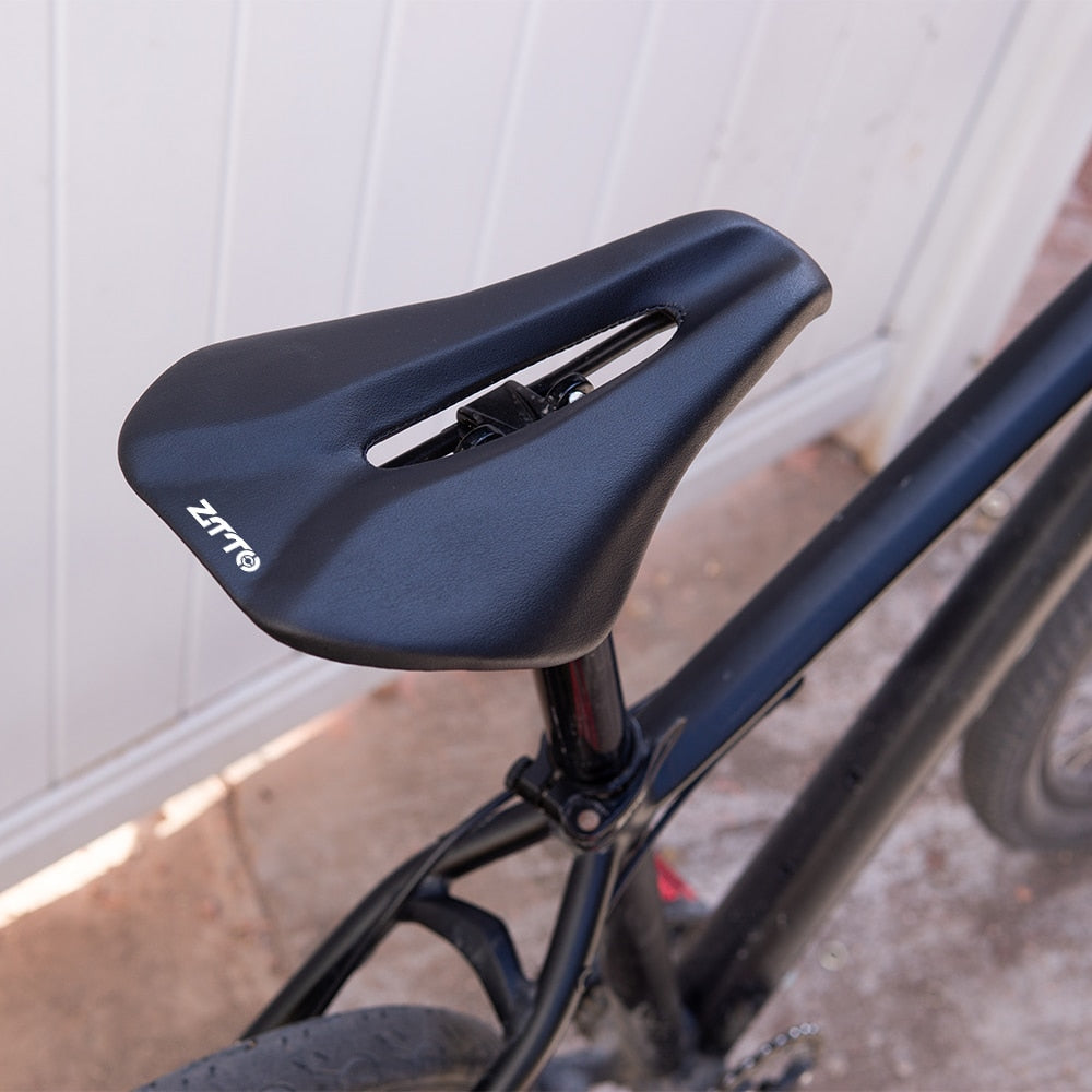 ZTTO MTB Road Bike Saddle Bicycle Ergonomic Short Nose Design Saddle Wide and Comfort Long Trip 146mm Ultralight TT Seat Hollow