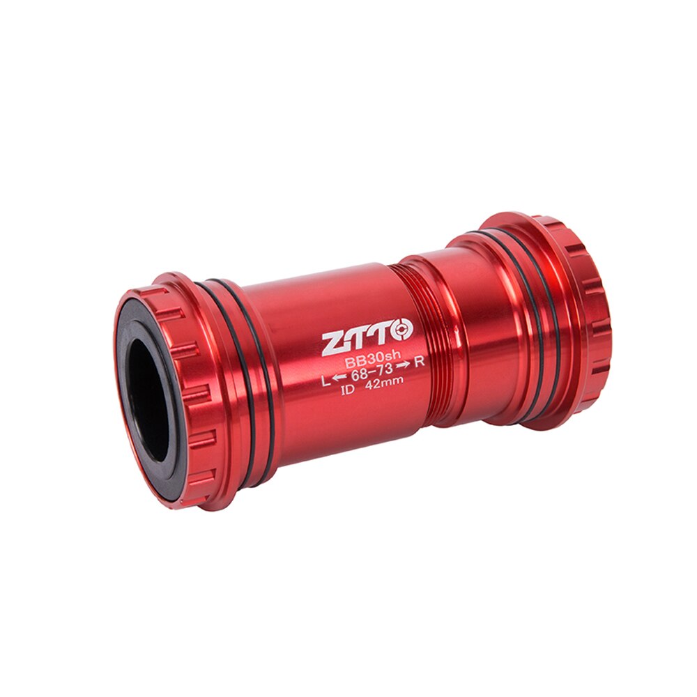 ZTTO BB30 24mm Bottom Brackets Ceramic Bearing Adapter Bicycle 42mm Center Shell Press Fit Axle MTB Road Bike Dual Silicone Seal