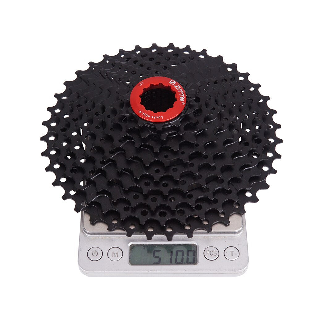 ZTTO 9 Speed 11-40T Cassette Black 9Speed 40T Freewheel 11-40 9s K7 Compatible MTB Mountain Bike M430 M4000 M3000