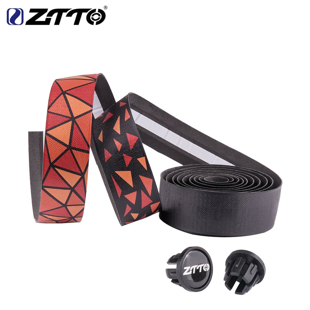 ZTTO Road Bike Bar Tape Handlebar EVA PU Tape High Quality Durable Shock-Proof Roadbike High Toughness Bartape With Bar Plug BD3