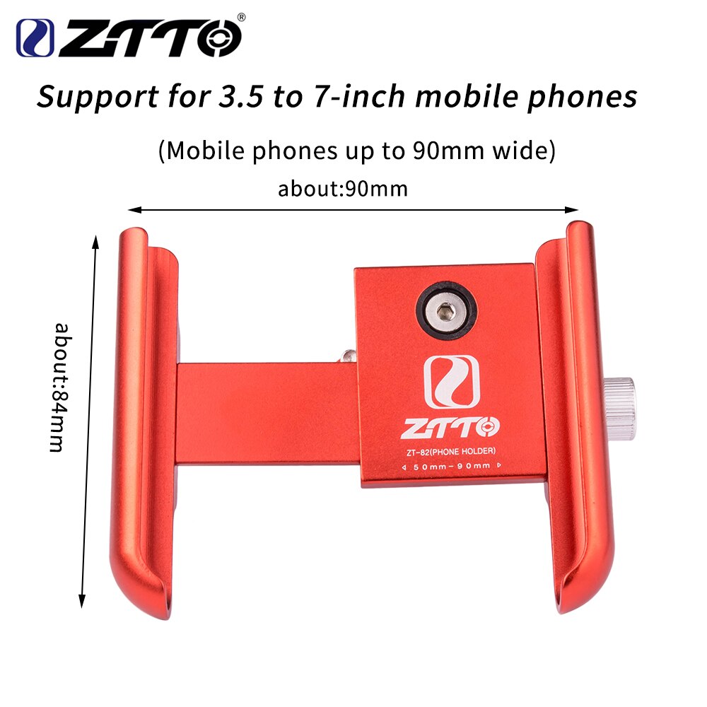 ZTTO Bicycle Mobile Phone Holder Full Cover Motorcycle Universal Mount 22.2 31.8 25.4 Handlebar MTB Cell Holder Road bike M365
