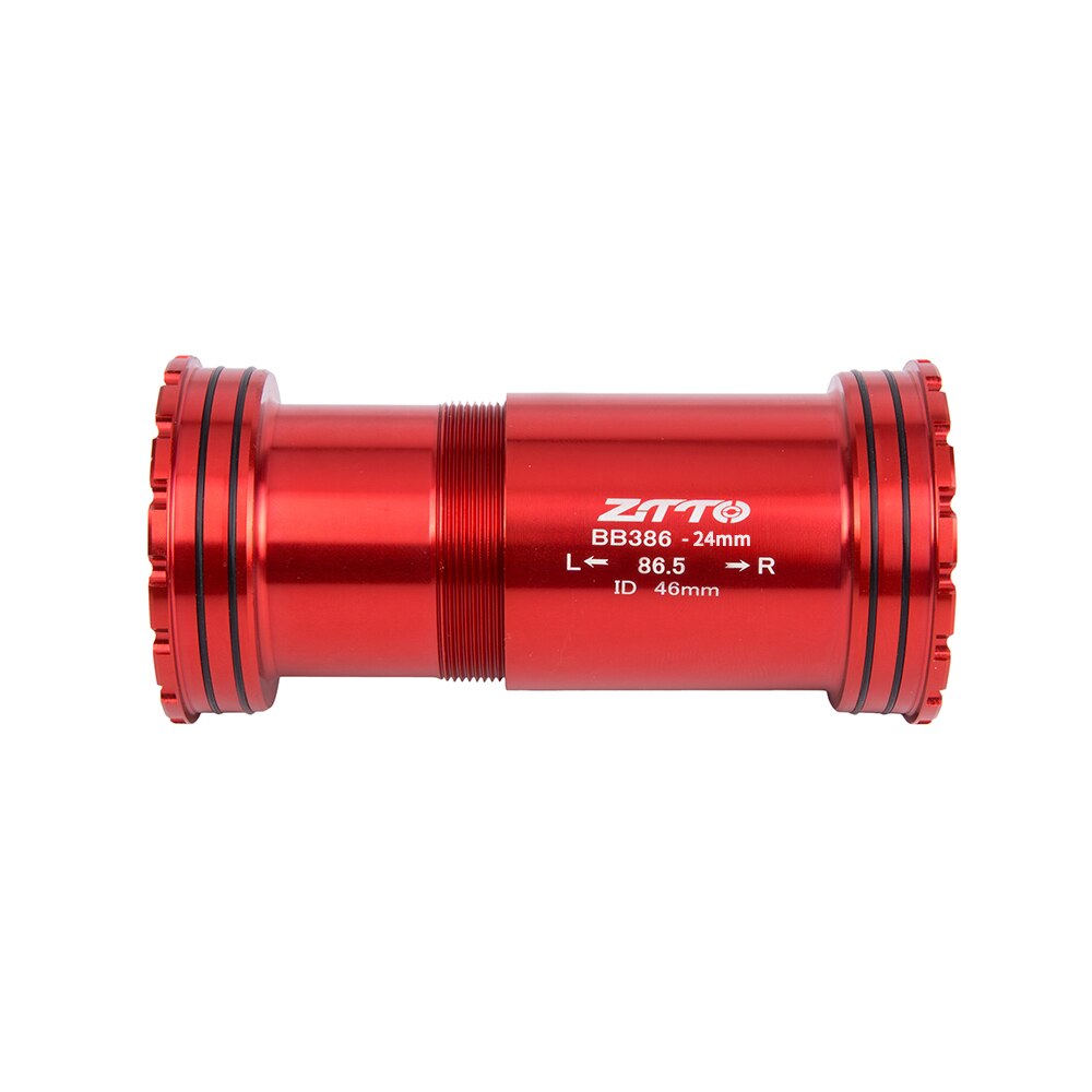 ZTTO BB386 CERAMIC 24 EVO Threaded Lock Press Fit Bottom Bracket for 386 Frame to 24mm Crankset Quality Center Adapter