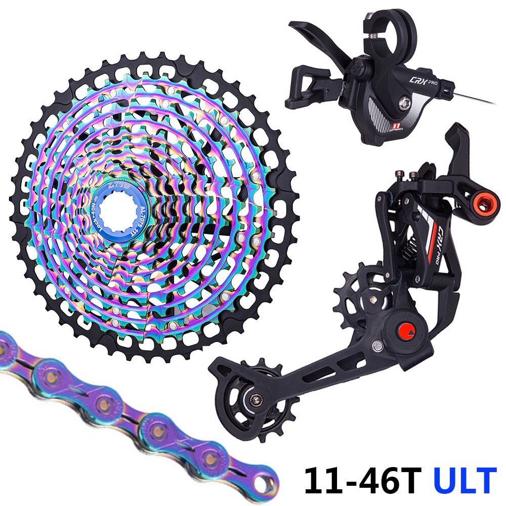 ZTTO MTB 11 Speed HG 11-52T Bicycle Group Set Cassette Chain CRX PRO Shifter Cluth Rear Derailleur Mountain Bike Sprocket Kit