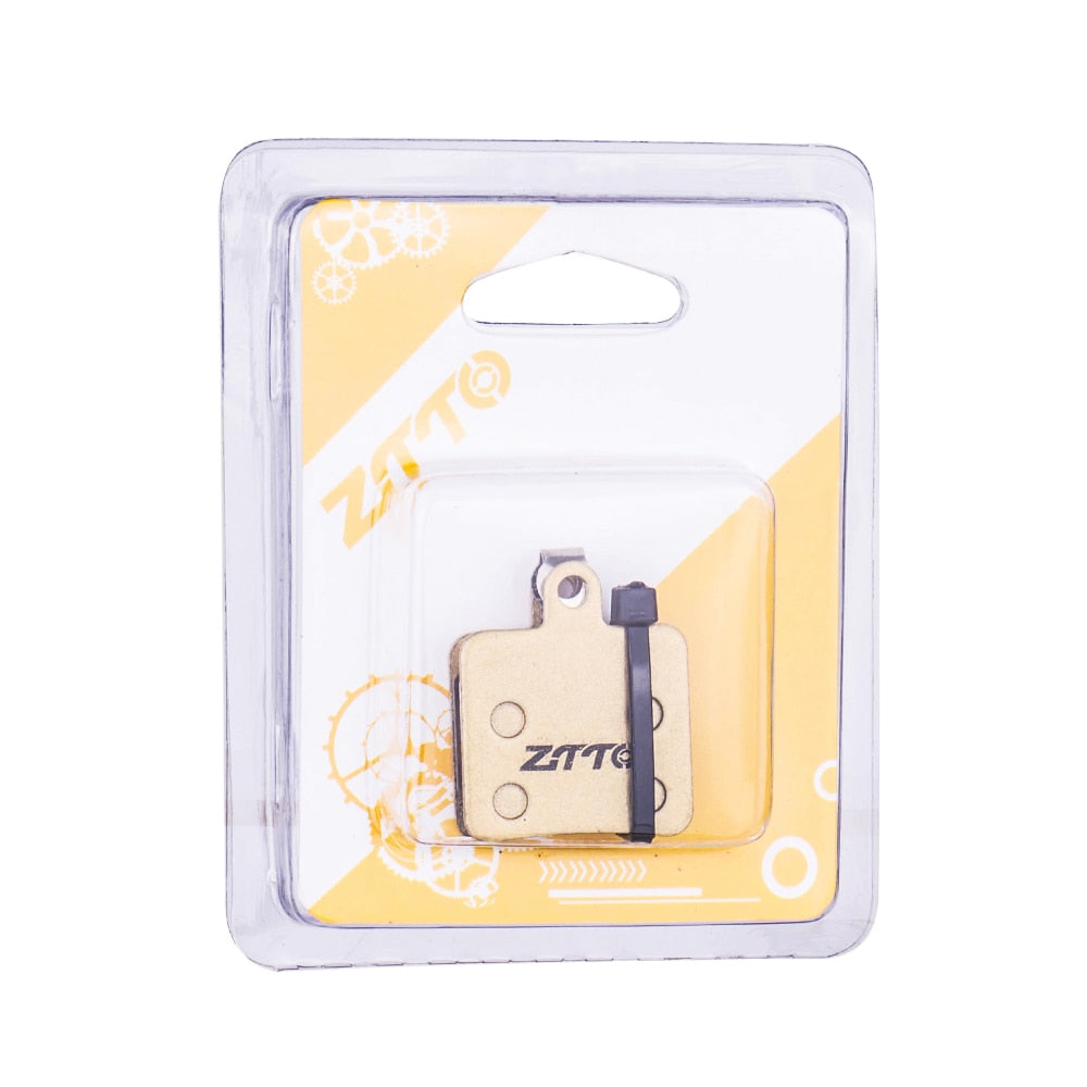ZTTO 4Pairs MTB Road Bike Full Metal Disc Brake Pads MT200 M8100 Flat Mount R8070 R7070 R8020 G03TI G04TI Level Guide Code Cx1