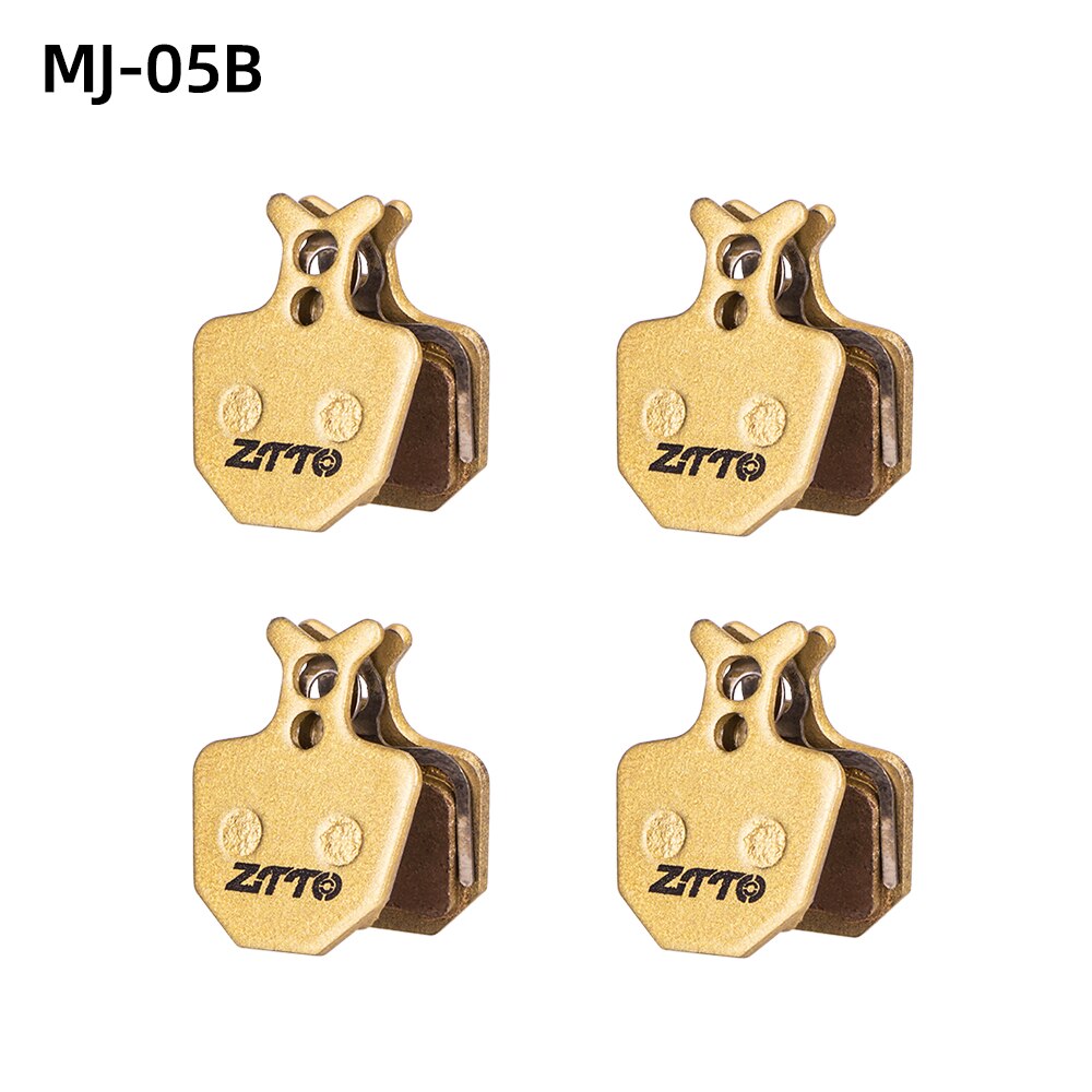 ZTTO 4Pairs MTB Road Bike Full Metal Disc Brake Pads MT200 M8100 Flat Mount R8070 R7070 R8020 G03TI G04TI Level Guide Code Cx1