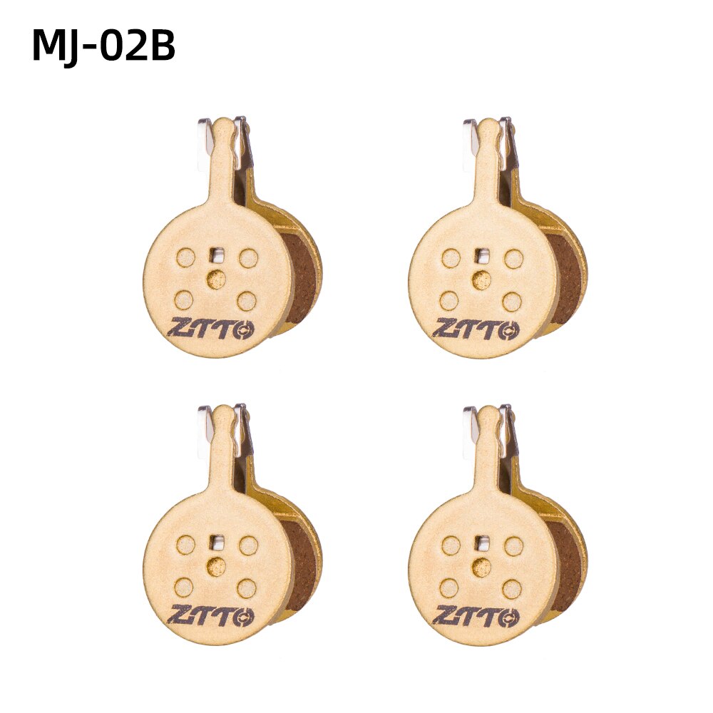 ZTTO 4Pairs MTB Road Bike Full Metal Disc Brake Pads MT200 M8100 Flat Mount R8070 R7070 R8020 G03TI G04TI Level Guide Code Cx1
