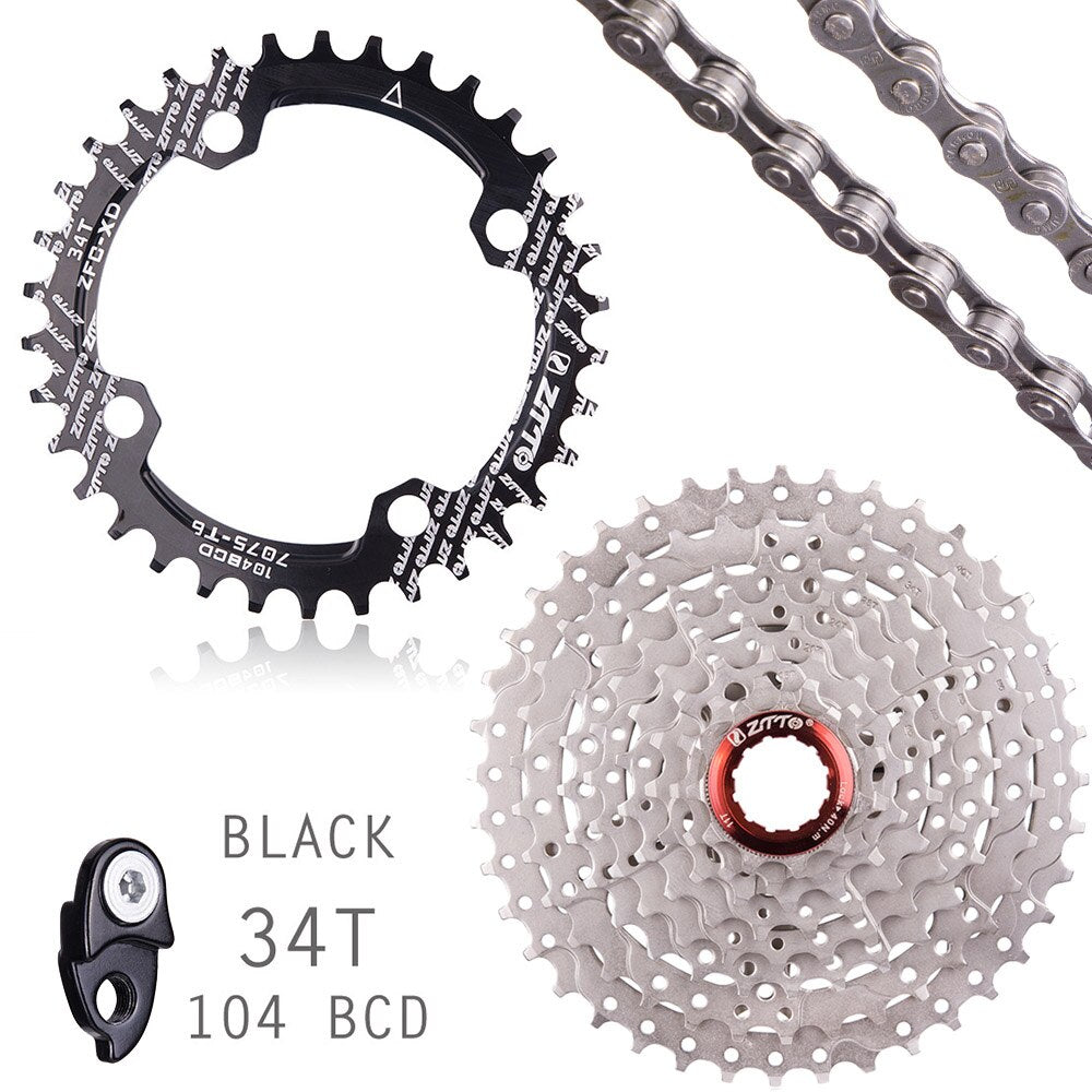 ZTTO MTB 8s 11-40T Cassette Bicycle 1x8 Speed Freewheel Durable Steel Gear K7 for M410 TX800 Mountain Bike Sprocket HG tpye