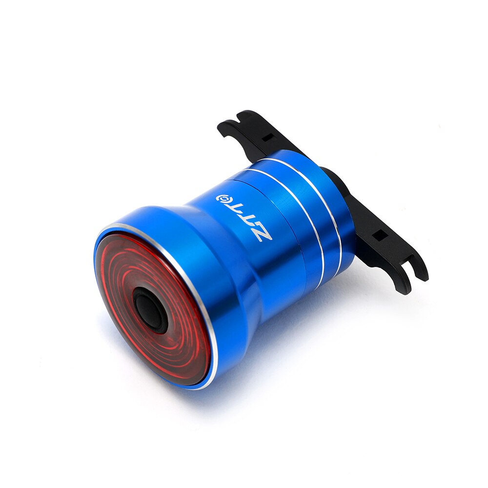 ZTTO Bicycle Brake Sensor Aluminum Trail Light Waterproof Cycling Rechargeable Safe Warning 100 Lumen Traillight