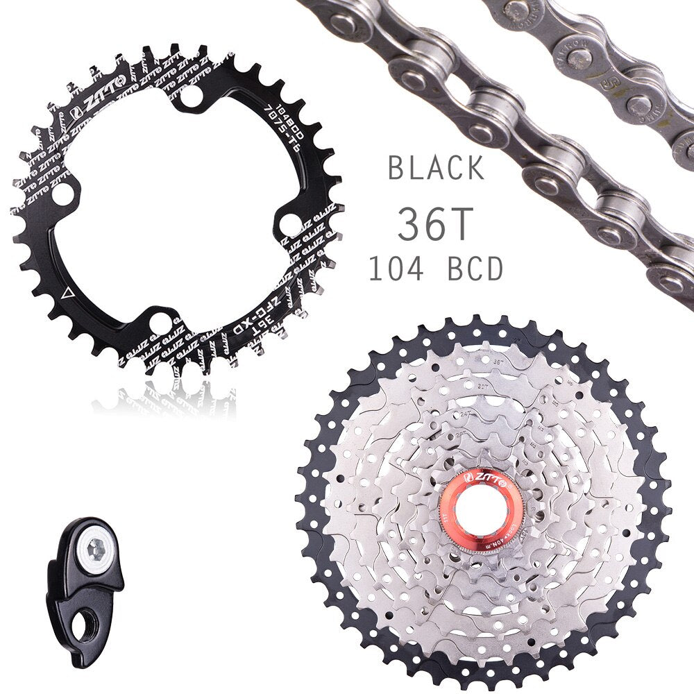 ZTTO Bicycle 8 Speed 11-42T Cassette Mountain Bike 8speed Steel 8s MTB 8v Freewheel Bicycle Parts For M410 M360 M310 Upgrade kit