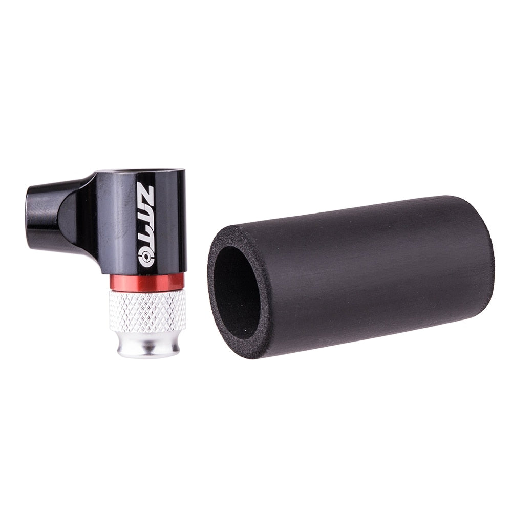 ZTTO Bicycle CO2 Pump CO2 Cartridge Adapter Mount High Pressure FV AV Compatible Schrader Presta Valve Bike Tire Air Pump