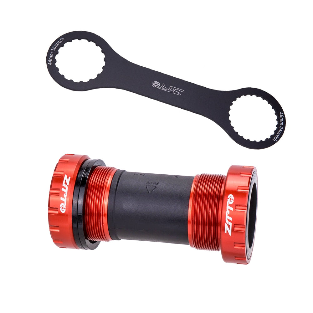 ZTTO Bicycle BSA DUB Bottom Bracket Sealed Bearing English Thread 68 73mm BSA68 Shell 28.99mm Spline Axis MTB Road Bike Crank