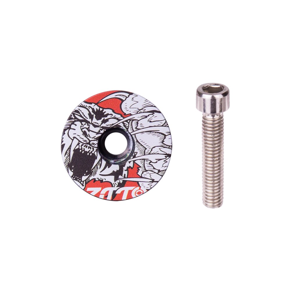 ZTTO MTB Bicycle Headset stem Cap 1-1/8" fork Top Cover Special printing Cap Headsets Aluminum Alloy Mountain Road Bike