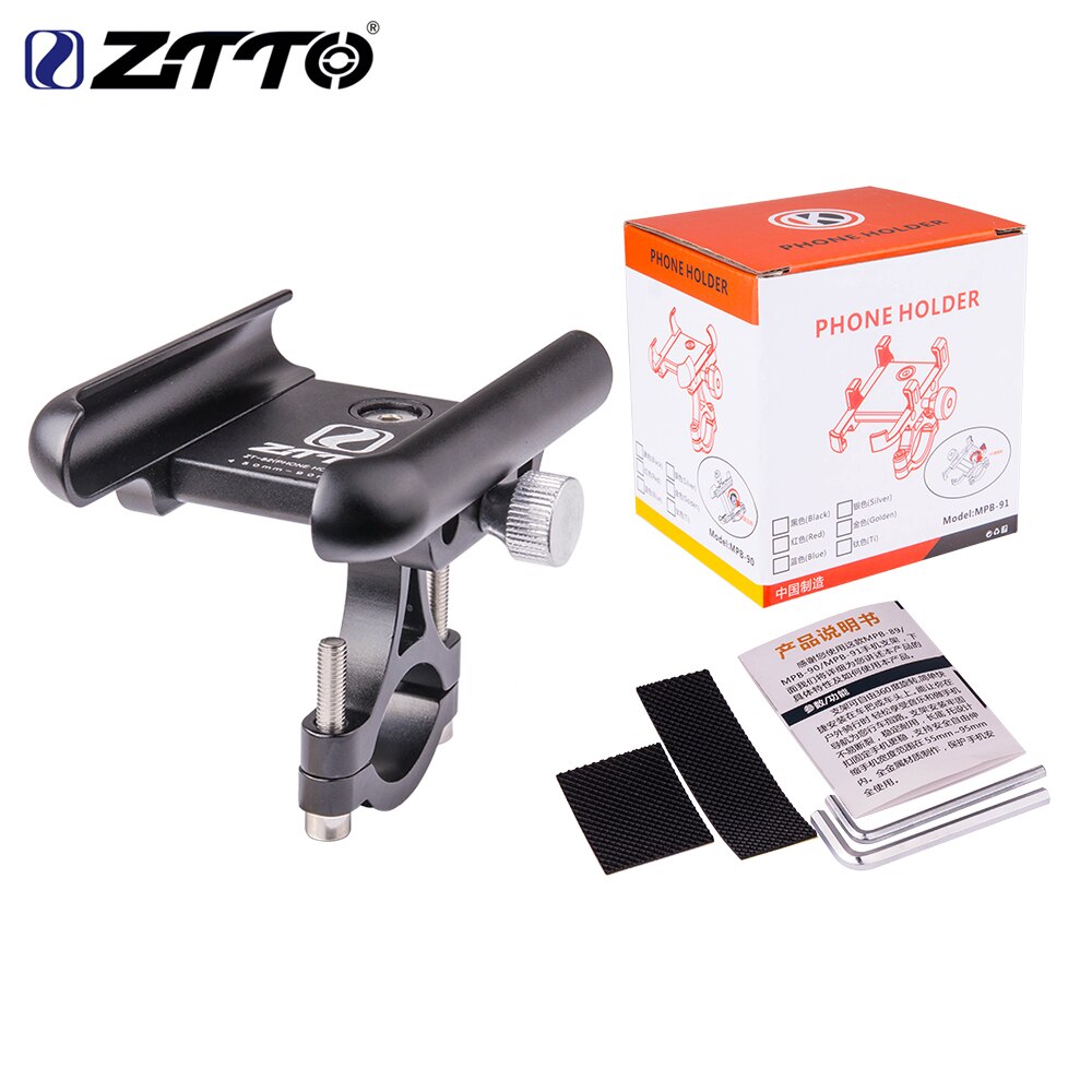 ZTTO Bicycle Mobile Phone Holder Full Cover Motorcycle Universal Mount 22.2 31.8 25.4 Handlebar MTB Cell Holder Road bike M365