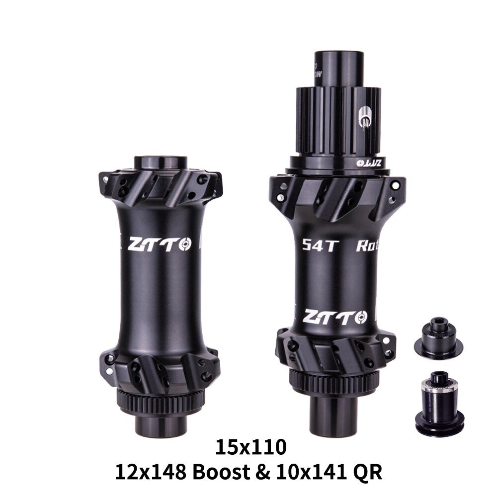 ZTTO M1 148 BOOST Hub Ratchet 28 Hole 54T HG XD MS Body 110x15 148x12 Thru Axle 28h Center Rotor lock Disc Brake Hub