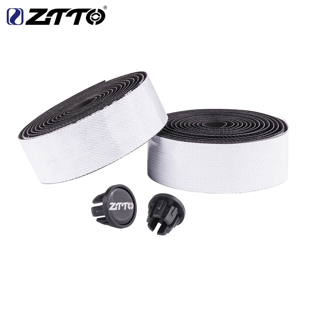 ZTTO Road Bike Bar Tape Colorful Gradient Color Gold Green Teal Handlebar Tapes EVA PU Tape Durable Shock-Proof Bartape BD3