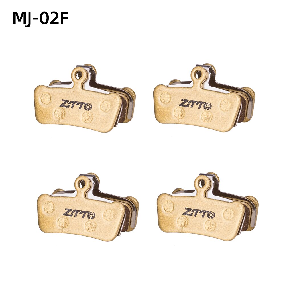 ZTTO 4Pairs MTB Road Bike Full Metal Disc Brake Pads MT200 M8100 Flat Mount R8070 R7070 R8020 G03TI G04TI Level Guide Code Cx1
