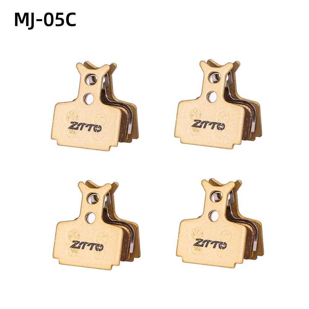 ZTTO 4Pairs MTB Road Bike Full Metal Disc Brake Pads MT200 M8100 Flat Mount R8070 R7070 R8020 G03TI G04TI Level Guide Code Cx1