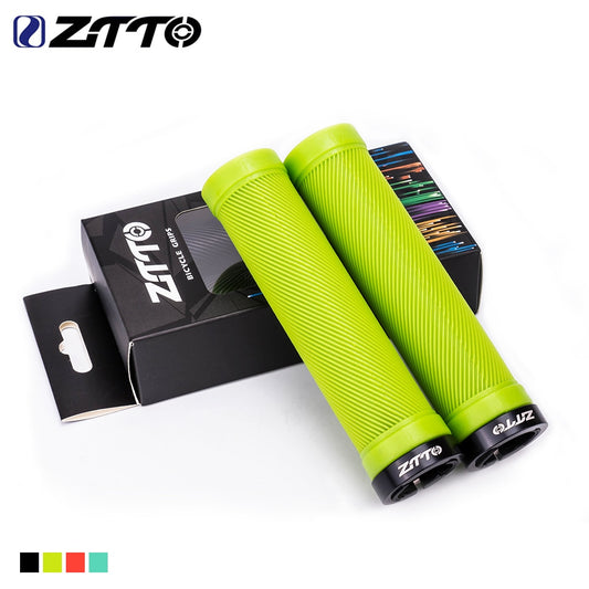 ZTTO 1Pair AG40 MTB Grips For Mountain Bike Fixed Gear Lock-on grip Anti-Slip Handlebar Shock-Proof Rubber Bicycle Grips Parts