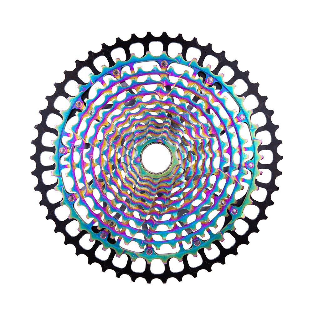ZTTO Bicycle 11 Speed 9-50T Cassette ULT pro XD Cassette Colorful MTB ZTTO Ultimate pro Cassette Rainbow Ultralight 11s 1199 k7