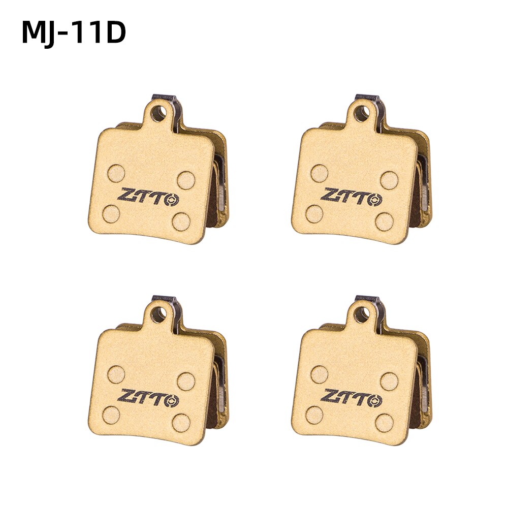 ZTTO 4Pairs MTB Road Bike Full Metal Disc Brake Pads MT200 M8100 Flat Mount R8070 R7070 R8020 G03TI G04TI Level Guide Code Cx1