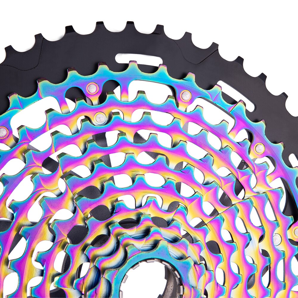ZTTO MTB 11 Speed 9-50T Cassette XD Ultimate Pro ULT Golden Rainbow 372g Steel Durable Sprocket Ultralight 11s 9-50 k7 9 to 50