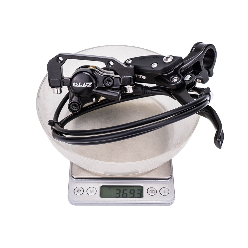 ZTTO MTB Hydraulic Disc Brake IS Post Mounting Left Front Right Rear Calipers Rotor Oil Pressure Brake Set Rotor M6100 MT200