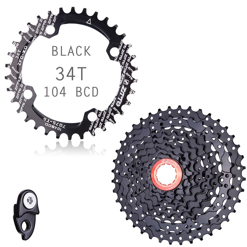 ZTTO MTB 8s 11-40T Cassette Bicycle 1x8 Speed Freewheel Durable Steel Gear K7 for M410 TX800 Mountain Bike Sprocket HG tpye