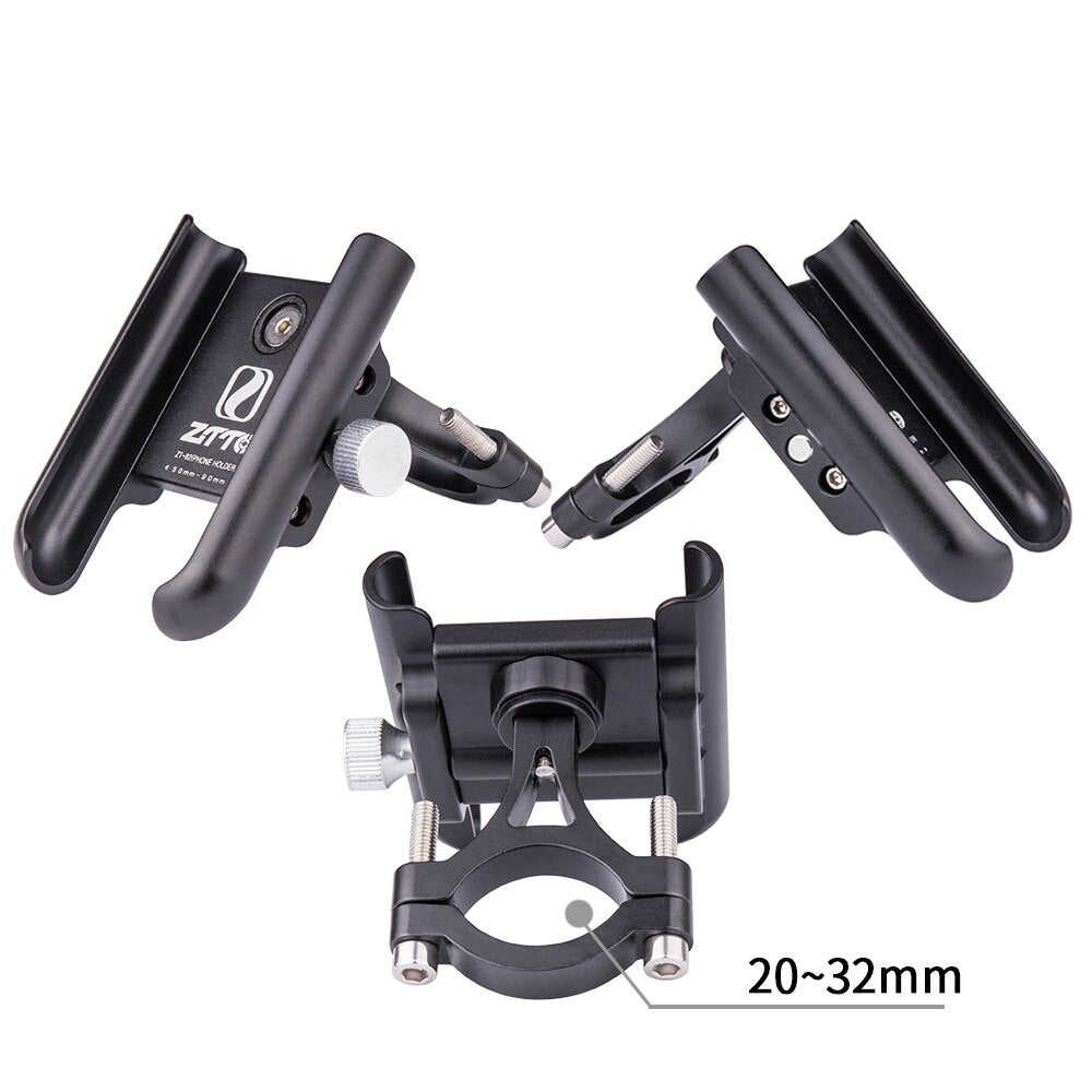 ZTTO Bicycle Mobile Phone Holder Full Cover Motorcycle Universal Mount 22.2 31.8 25.4 Handlebar MTB Cell Holder Road bike M365
