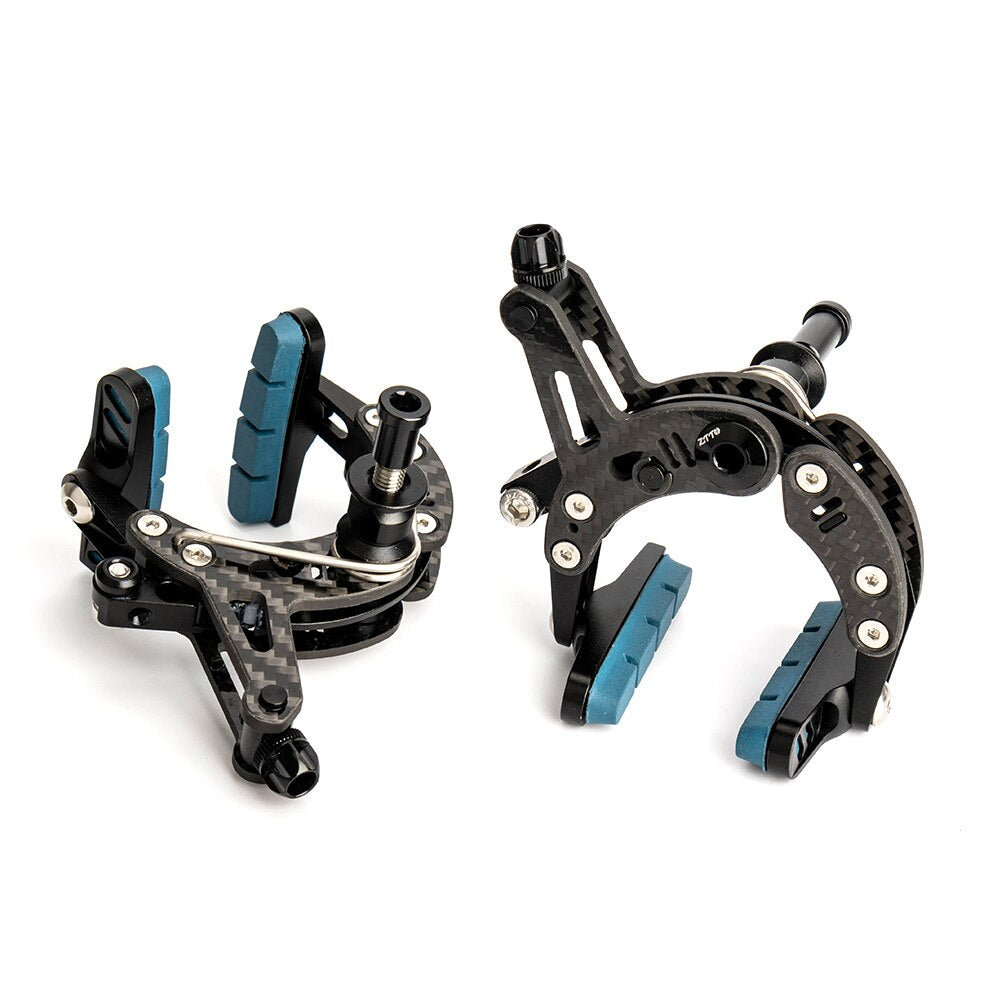 ZTTO C1 Road Bike 158gram Carbon Brake Dual Pivot Caliper Ultimate Lightweight Side Pull Rim Brake C Clipper EE