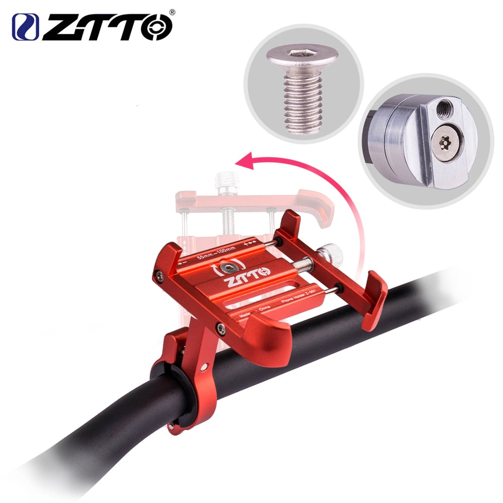 ZTTO Motorcycle Phone Holder Full Cover Universal Mount side rear mirror Seat Stand Bicycle Handlebar MTB Cell Holder Road bike