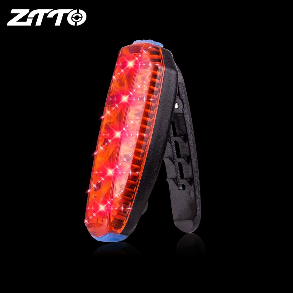 ZTTO LED Bicycle Tail Light Running Clip Bag USB Light Waterproof Outdoor Sports Li Battery Rechargeable Road Bike Bicycle WR03
