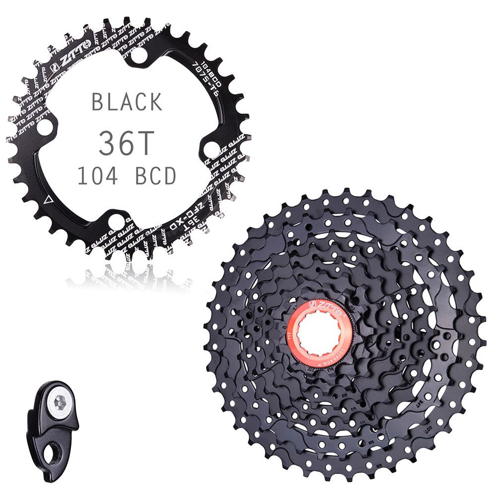 ZTTO MTB 8s 11-40T Cassette Bicycle 1x8 Speed Freewheel Durable Steel Gear K7 for M410 TX800 Mountain Bike Sprocket HG tpye