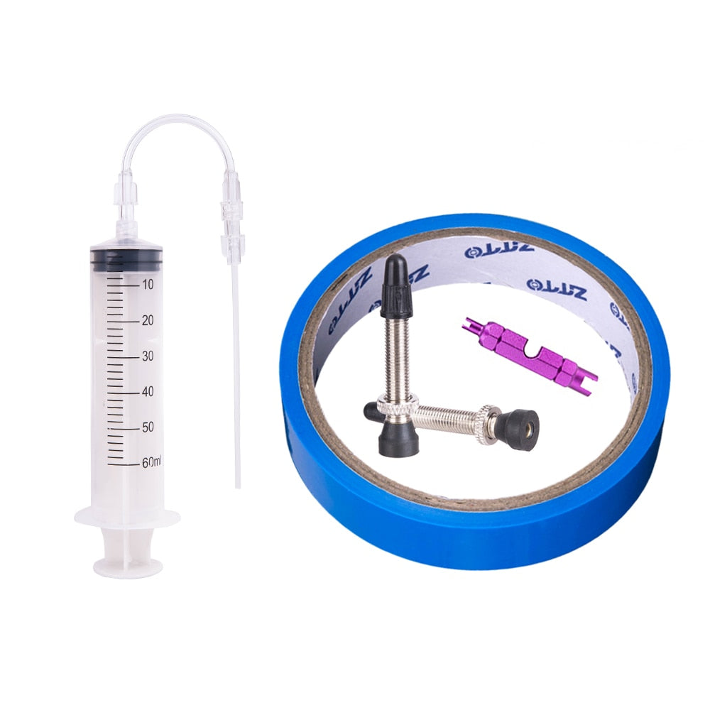 ZTTO Tubeless Pump Tire Inflator Tyre Air Booster Bottle With Valve Gas Cylinder 1.15L Fit For MTB Road Bike 29" 700c 27.5