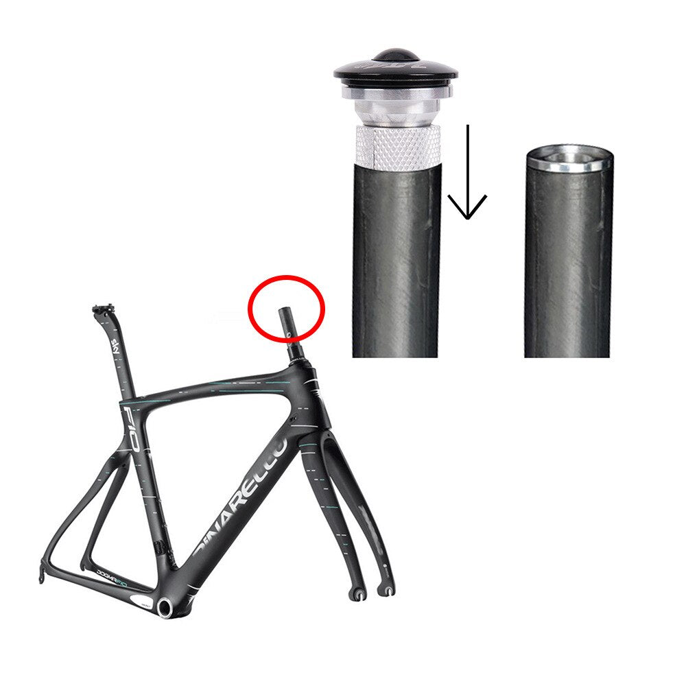 ZTTO Road Bike Compression Plug With Integrated Spacer Stem Cap Expand Star Nut for Carbon Fork Steerer Bolt MTB headset part