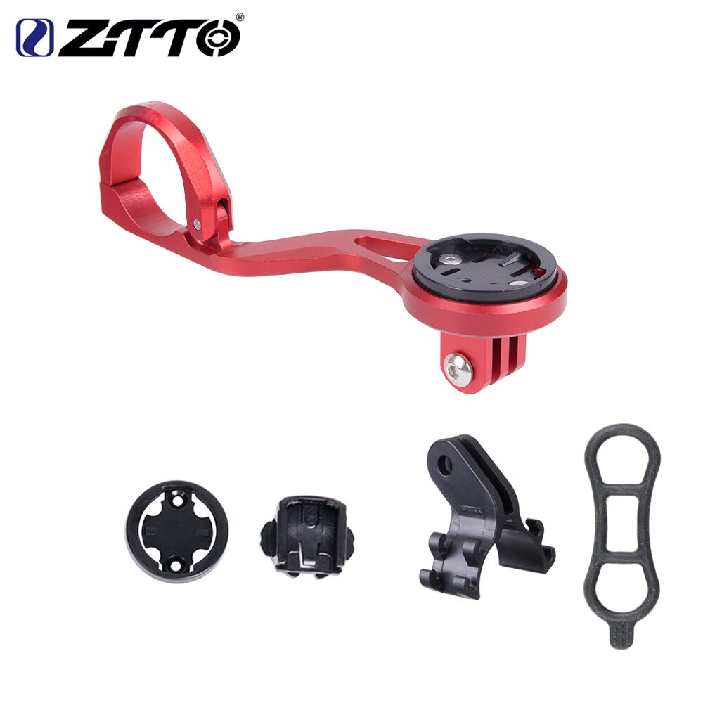 ZTTO Bicycle Out Front Aluminum Computer Holder GPS Mount FlashLight stander Sturdy Cameras Rack for Road Bike 25.4 31.8mm