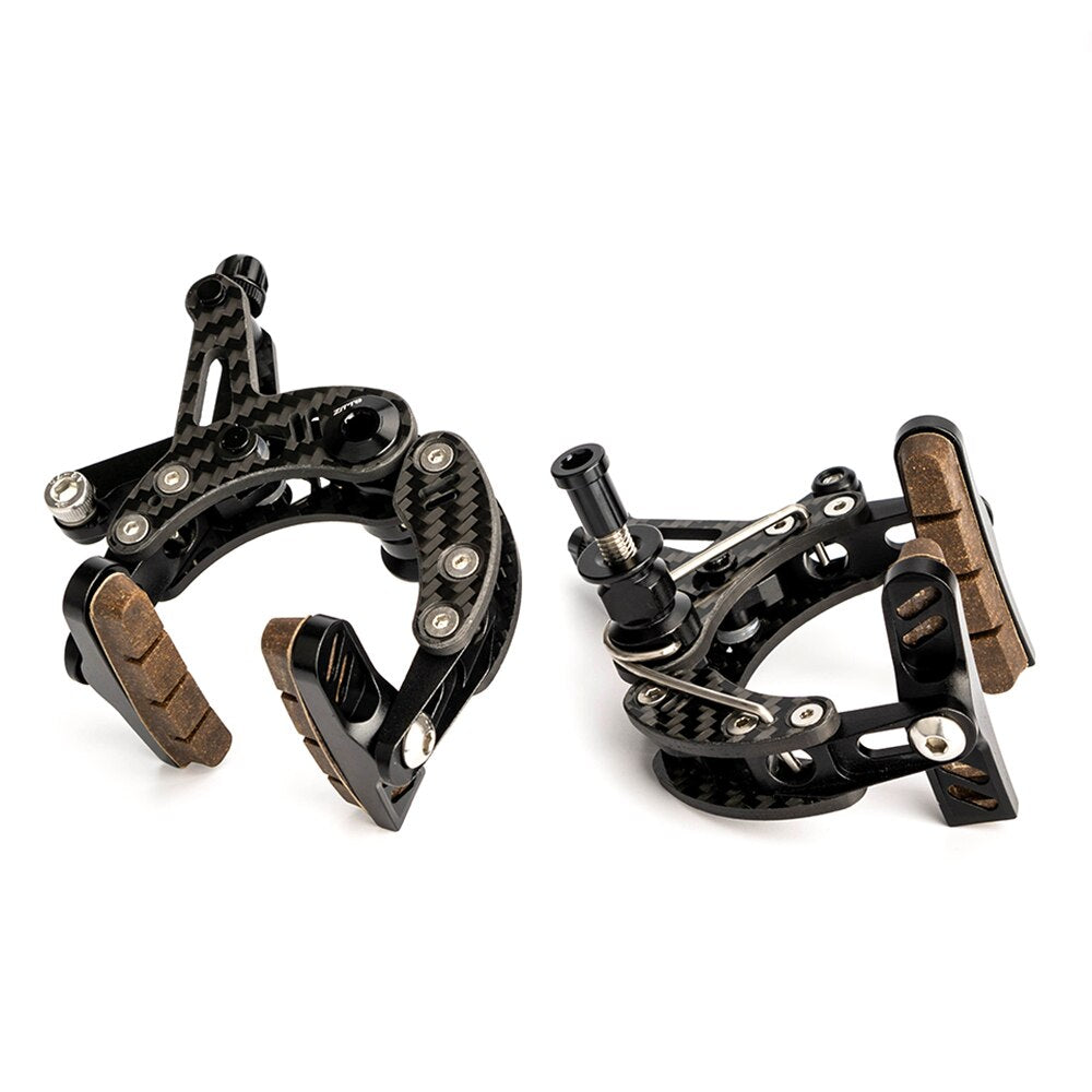 ZTTO C1 Road Bike 158gram Carbon Brake Dual Pivot Caliper Ultimate Lightweight Side Pull Rim Brake C Clipper EE