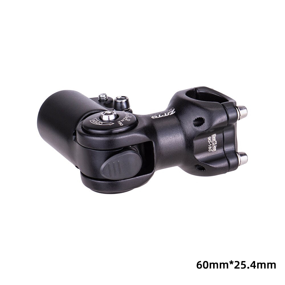 ZTTO Bicycle Part 160 Degrees Adjustable Riser Compatible With MTB Road City Bike Stem Fork Extension 90mm 110mm*31.8
