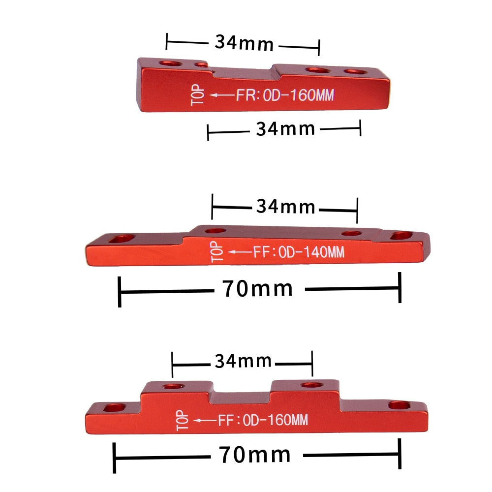ZTTO Road bike Disc Brake Flat Mount Adapter Ultralight Bracket Disc Brake Adaptor For 140 160mm