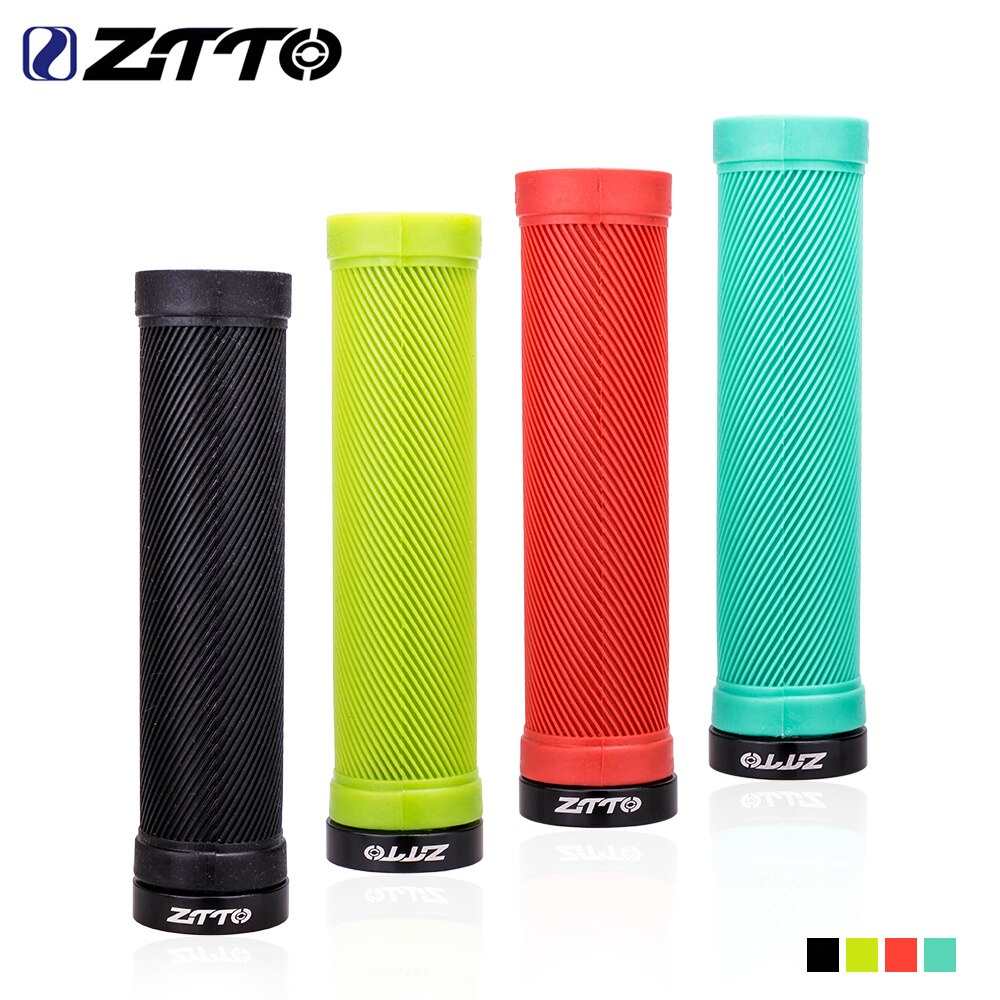 ZTTO 1Pair AG40 MTB Grips For Mountain Bike Fixed Gear Lock-on grip Anti-Slip Handlebar Shock-Proof Rubber Bicycle Grips Parts