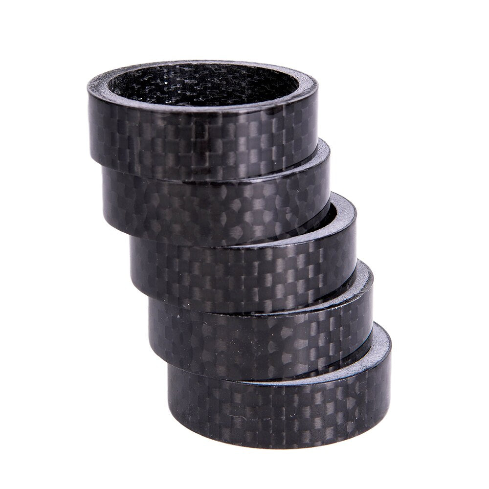 ZTTO Bicycle Headset Washer Stem Spacer 5 10 15mm Aluminum Alloy Carbon Ring Fit for 28.6mm Fork Steerer