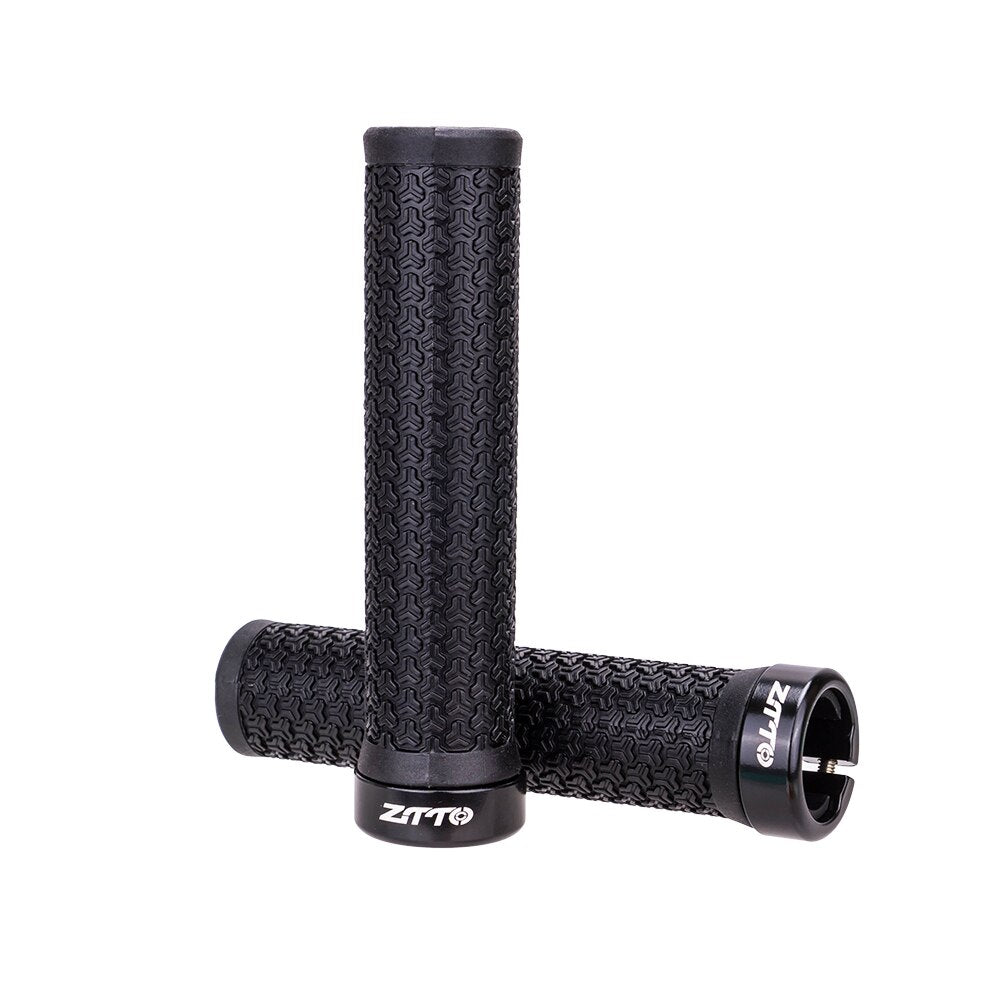 ZTTO MTB Grips Mountain Bike Lockable Aluminum Clamp Grip Lock On Anti-Slip Rubber Bicycle Shock-Proof Handle AG13