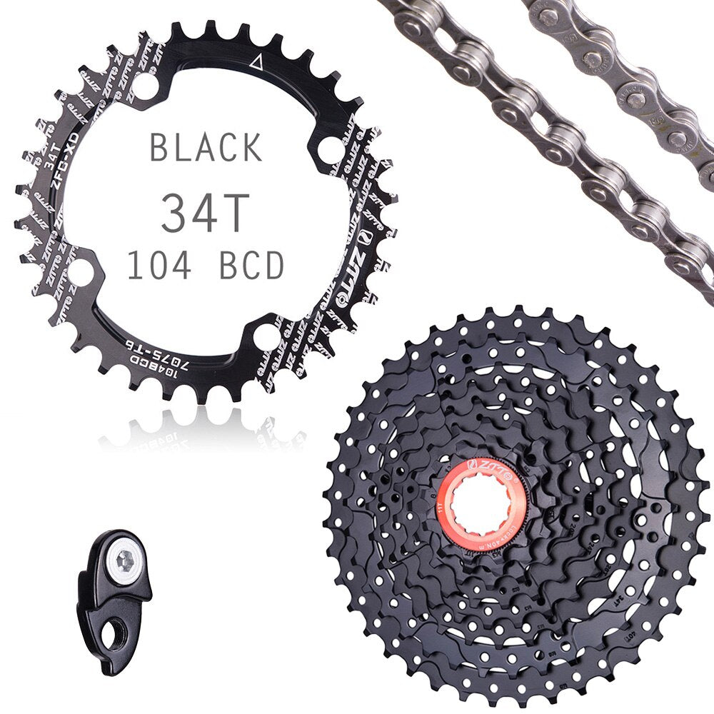 ZTTO MTB 8s 11-40T Cassette Bicycle 1x8 Speed Freewheel Durable Steel Gear K7 for M410 TX800 Mountain Bike Sprocket HG tpye