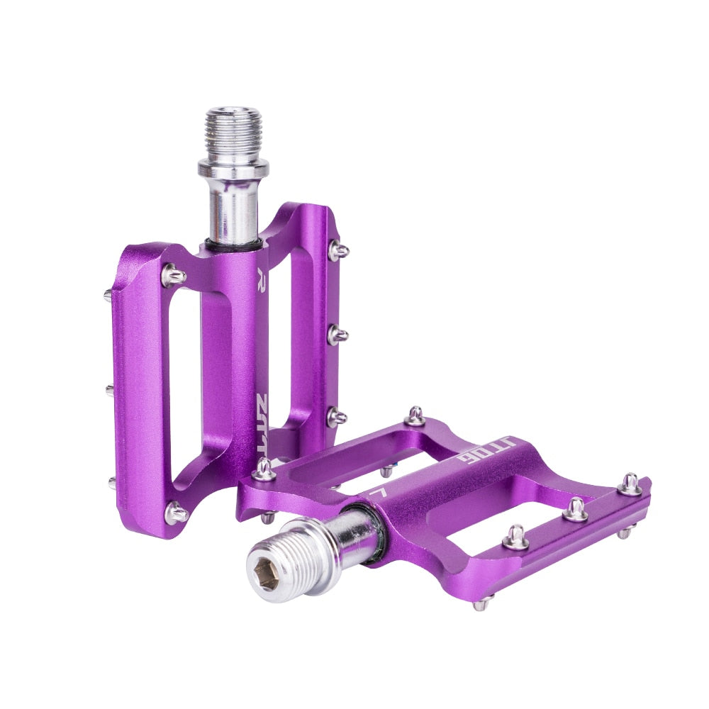 ZTTO Road Bike Ultralight Flat Pedal Aluminum Alloy Bicycle Bearings Anti-Slip Folding Pedals Cycling JT06
